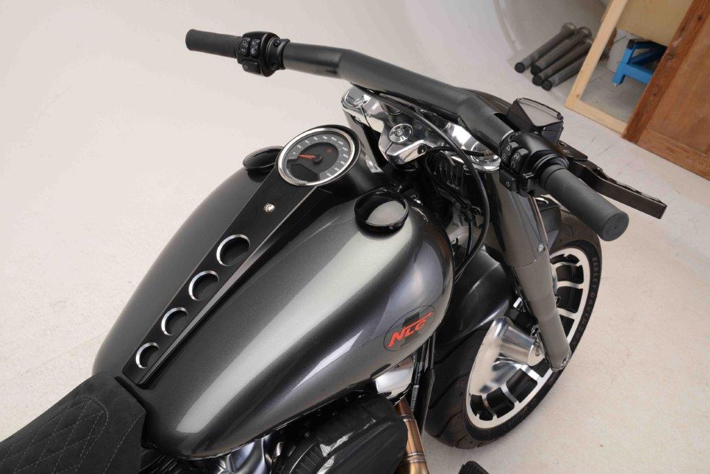 Steel handlebar 50mm "Conan" Universal Harley Davidson