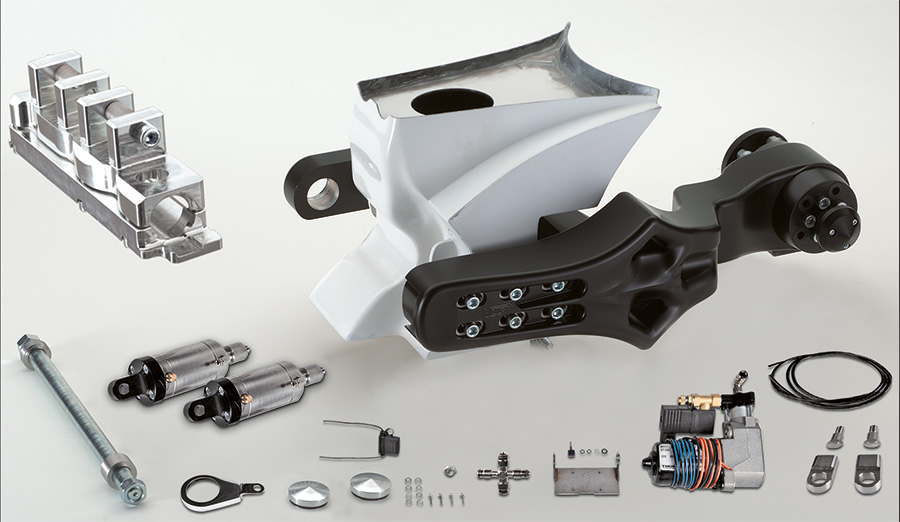 3D Swingarm Kit - "Monza" for V-Rod Bj.2007-2017