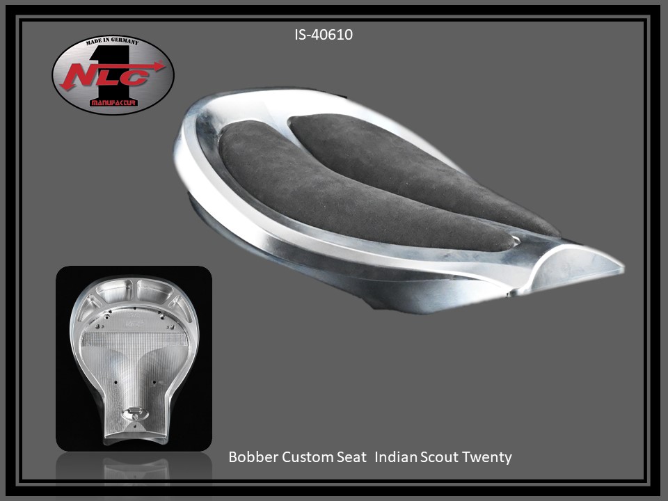IS-40610 Aluminium Bobber Seat Indian Scout