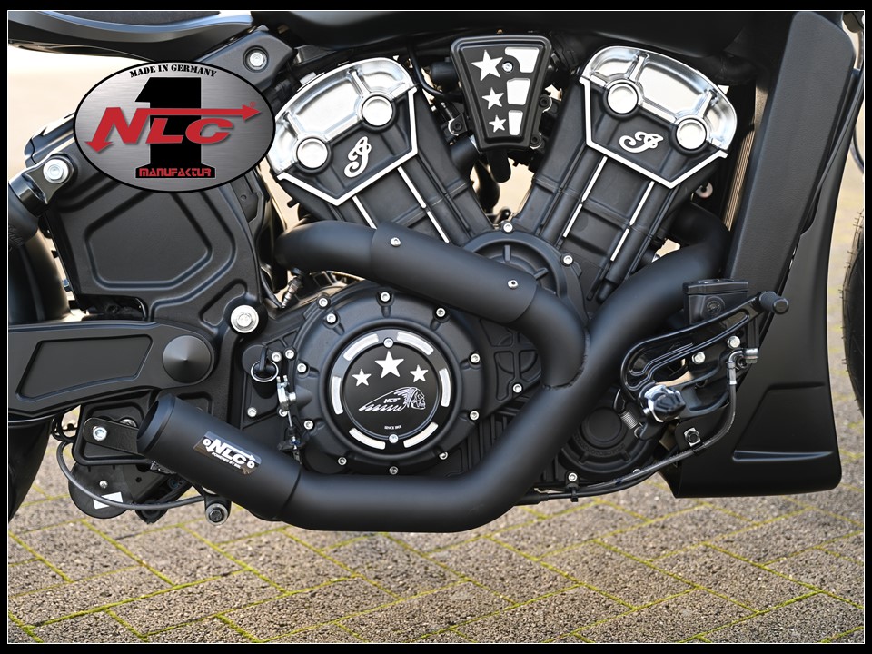 IS-5200 Exhaust system " Radical" 2in1 Indian Scout