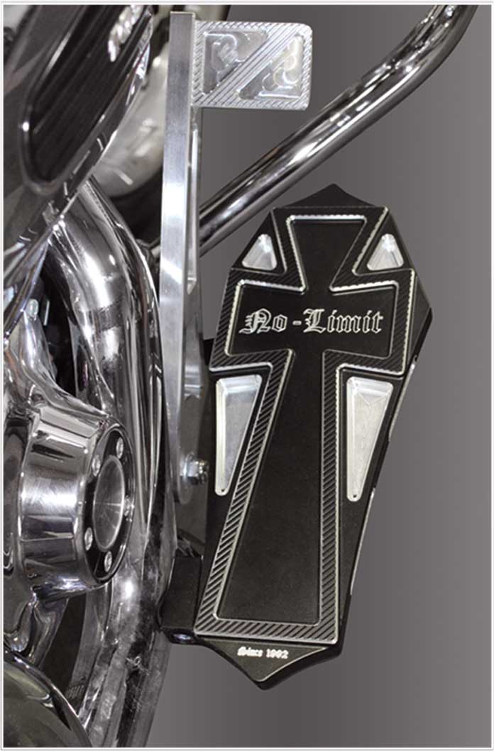 NLC running boards "Gothic" for Softail and Touring models
