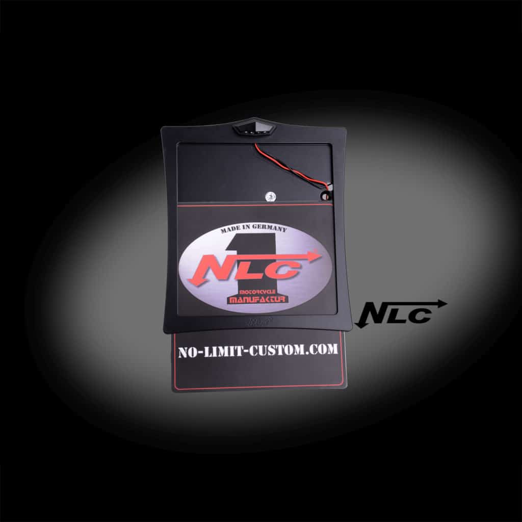 side license plate holder for NLC V-Rod design swingarm 2002 - 2017