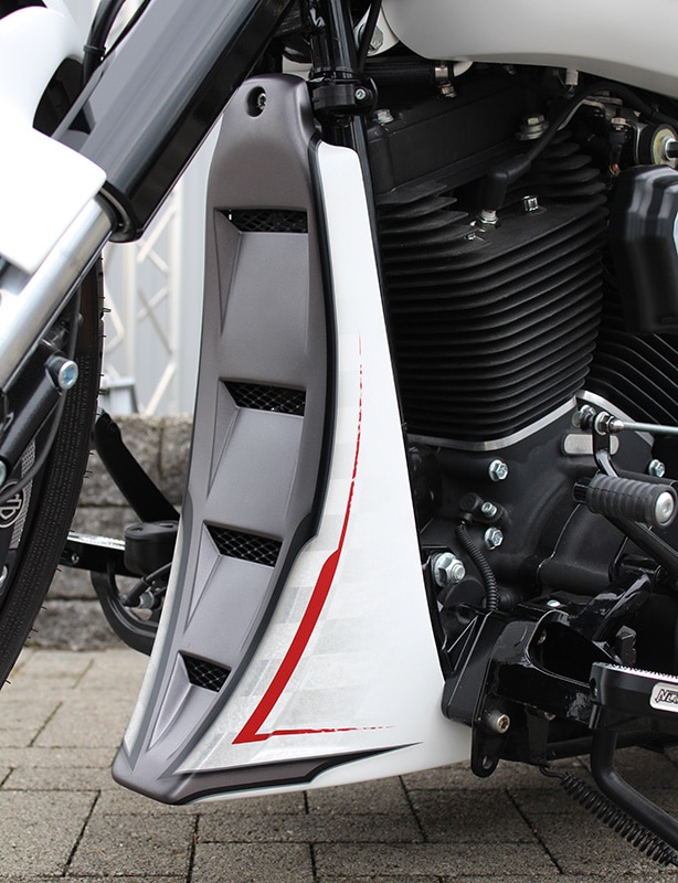 NLC - Engine spoiler for all Softail & BreakOut models from 2008-2017