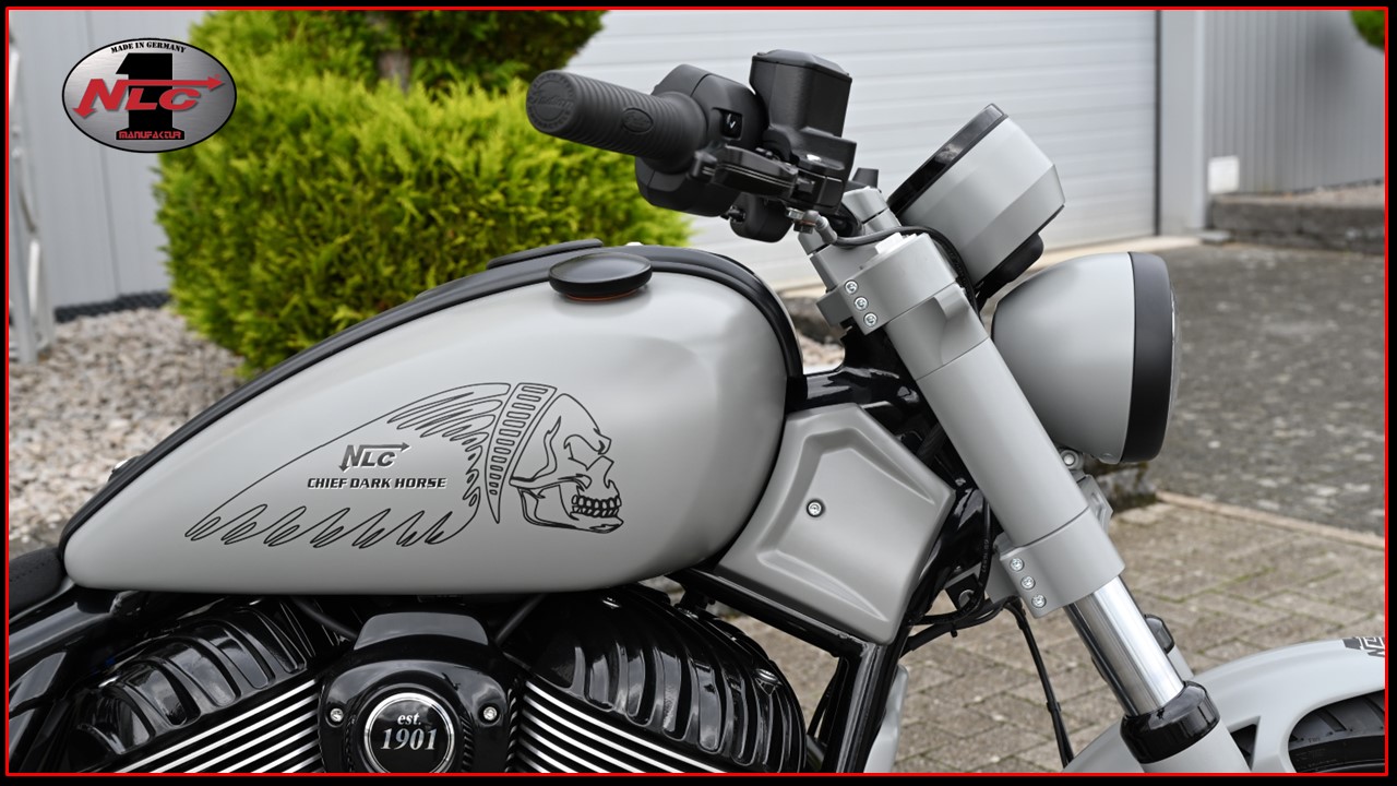 IS-50200 3D-Fork GP-1 for Indian Scout | Black powder coated | SW10007.1