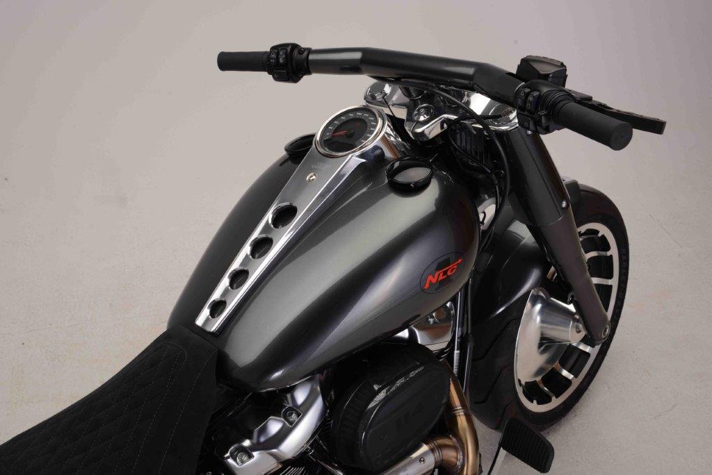 Steel handlebar 50mm "Conan" Universal Harley Davidson