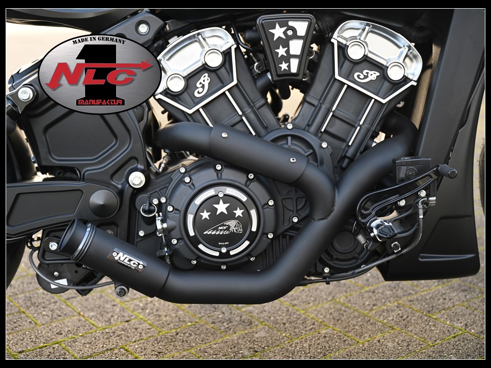 IS-5200 Exhaust system " Radical" 2in1 Indian Scout