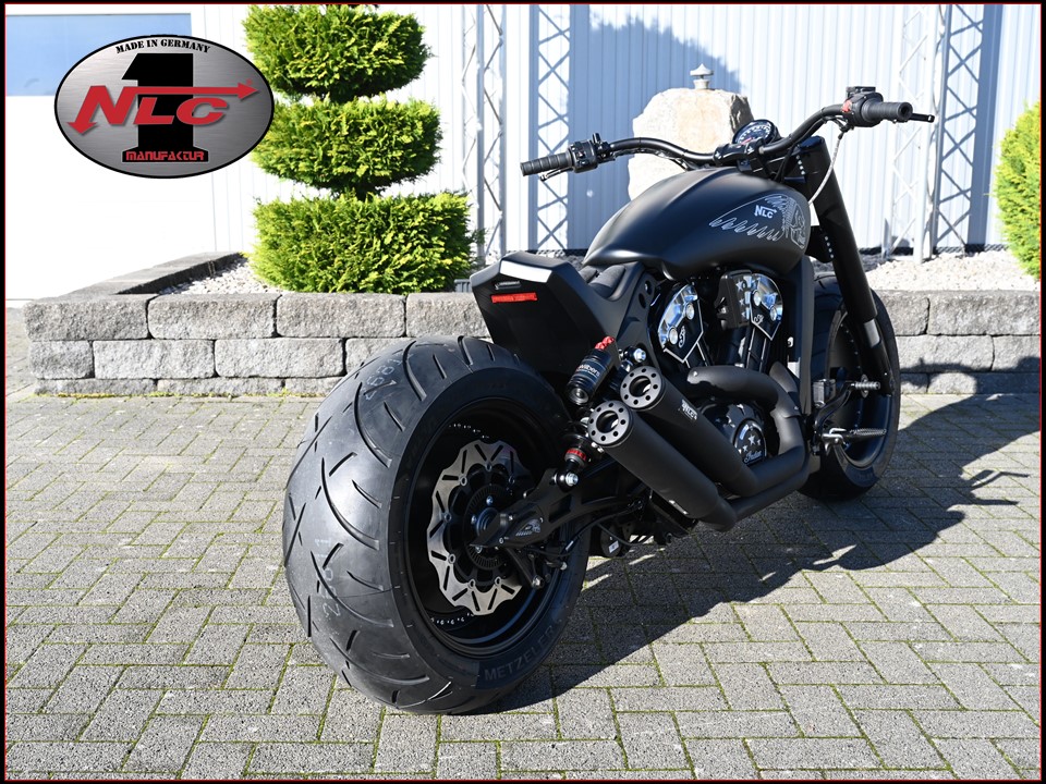 IS-5100 Auspuffanlage "Dragstyle" 2 in 2 Indian Scout