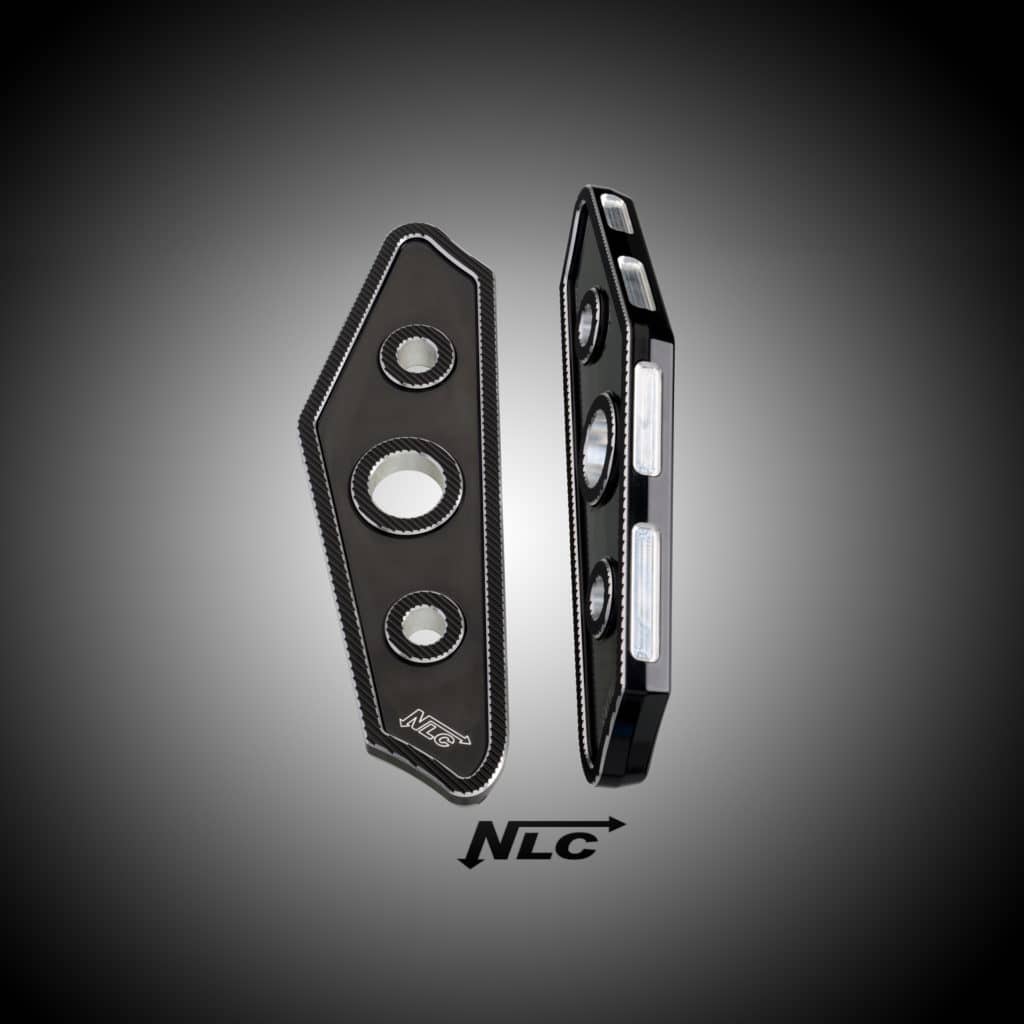 Z-51310     NLC - Design Trittbretter "Hole" für Softail und Touring Modelle