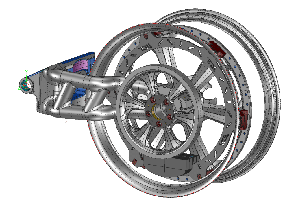 ST-30130    3D-Einarm Schwingen-Kit  "21 Zoll" Break Out 2013-2017